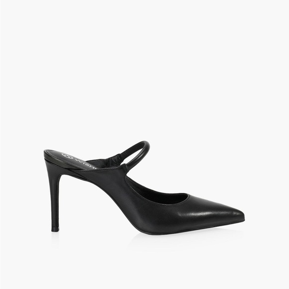 Black Slip on Heels - WISHBONE NADIVA 2 Women - Picture 1 of 4